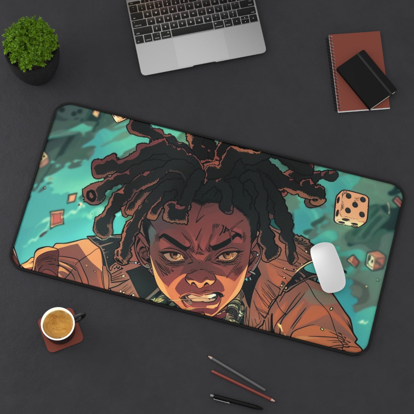 Epic Character Desk Mat for Gamers & Creatives