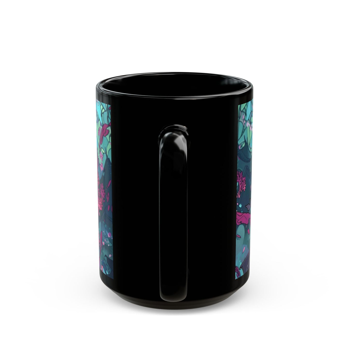Fantasy Warrior Black Mug - 11oz & 15oz - Perfect for Gifts and Collectors