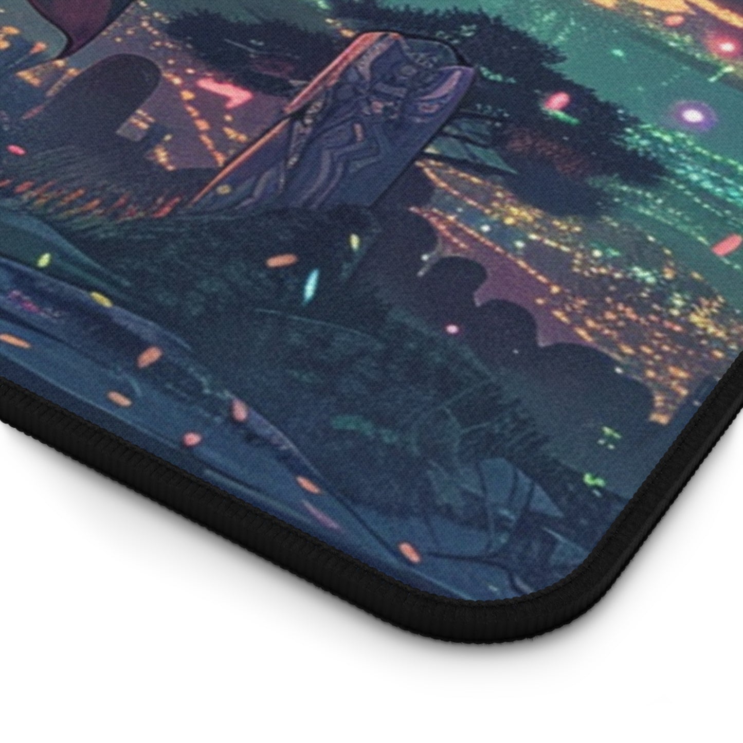 Cosmic Warrior Desk Mat - Gaming/Office Decor - Perfect for Gamers & Creatives