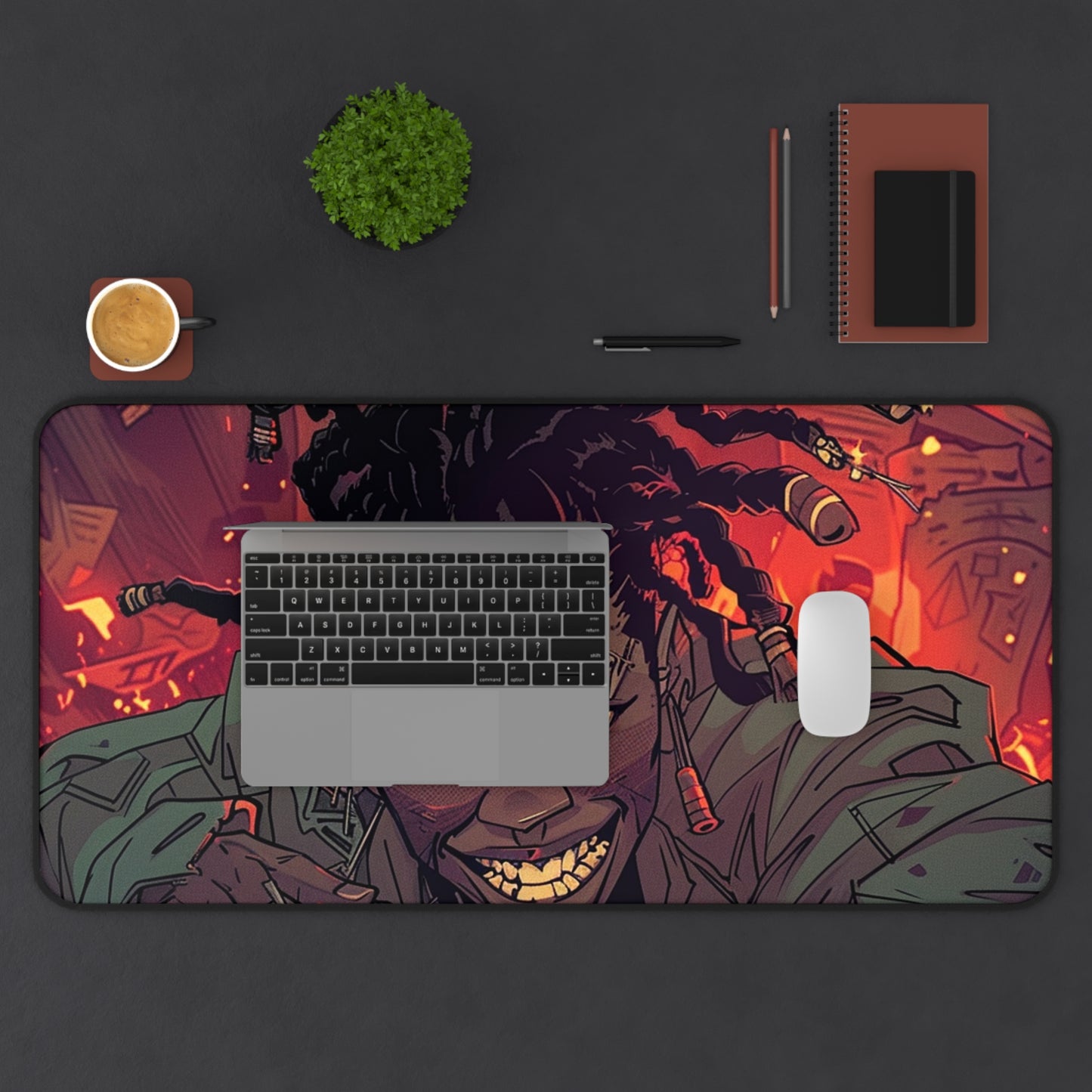 Cool Graphic Desk Mat for Gamers - Stylish Office Accessory with Unique Design