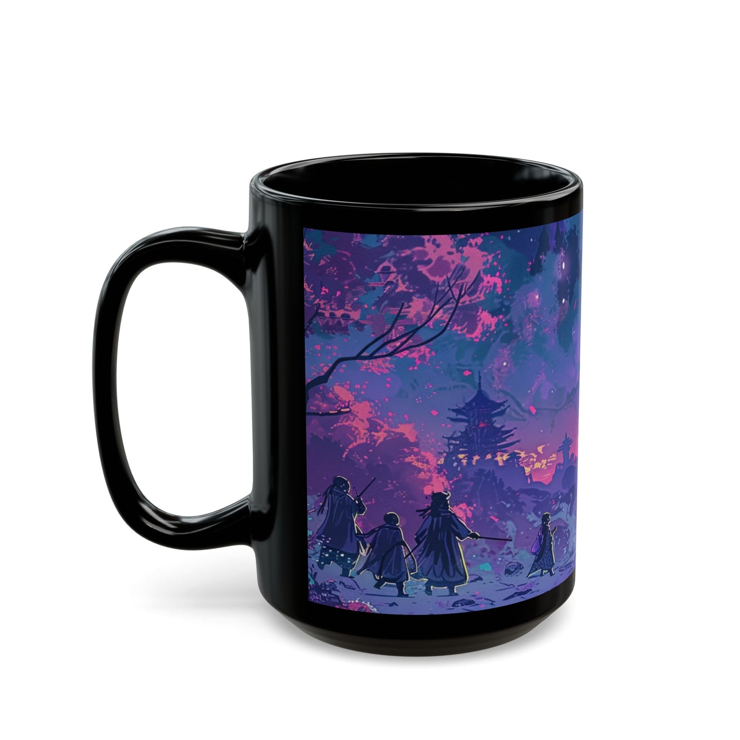 Mystical Landscape Mug - 11oz & 15oz - Perfect for Stargazers and Dreamers
