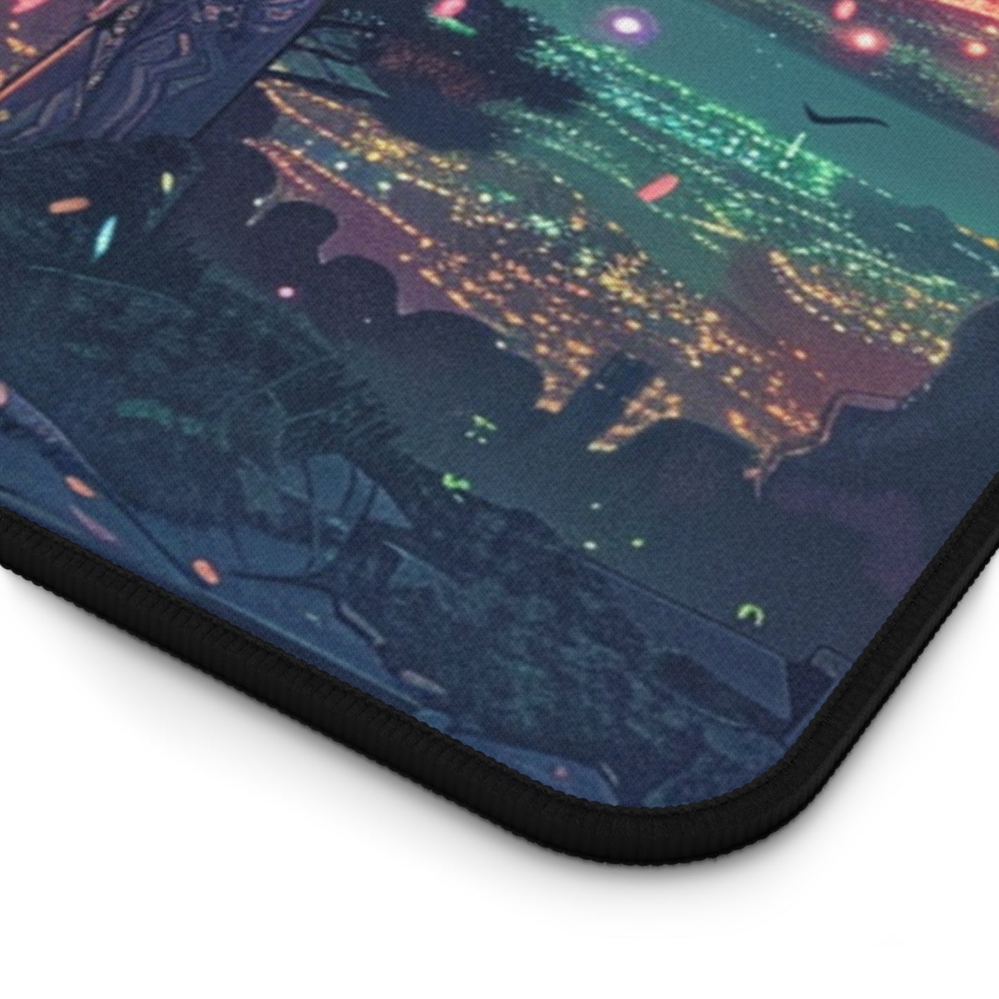 Cosmic Warrior Desk Mat - Gaming/Office Decor - Perfect for Gamers & Creatives