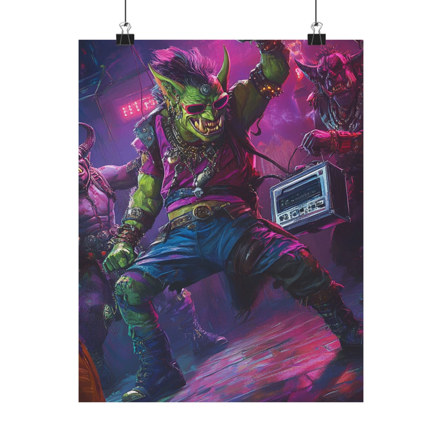 Vibrant Goblin Art Poster - Perfect for Gamers & Fantasy Lovers