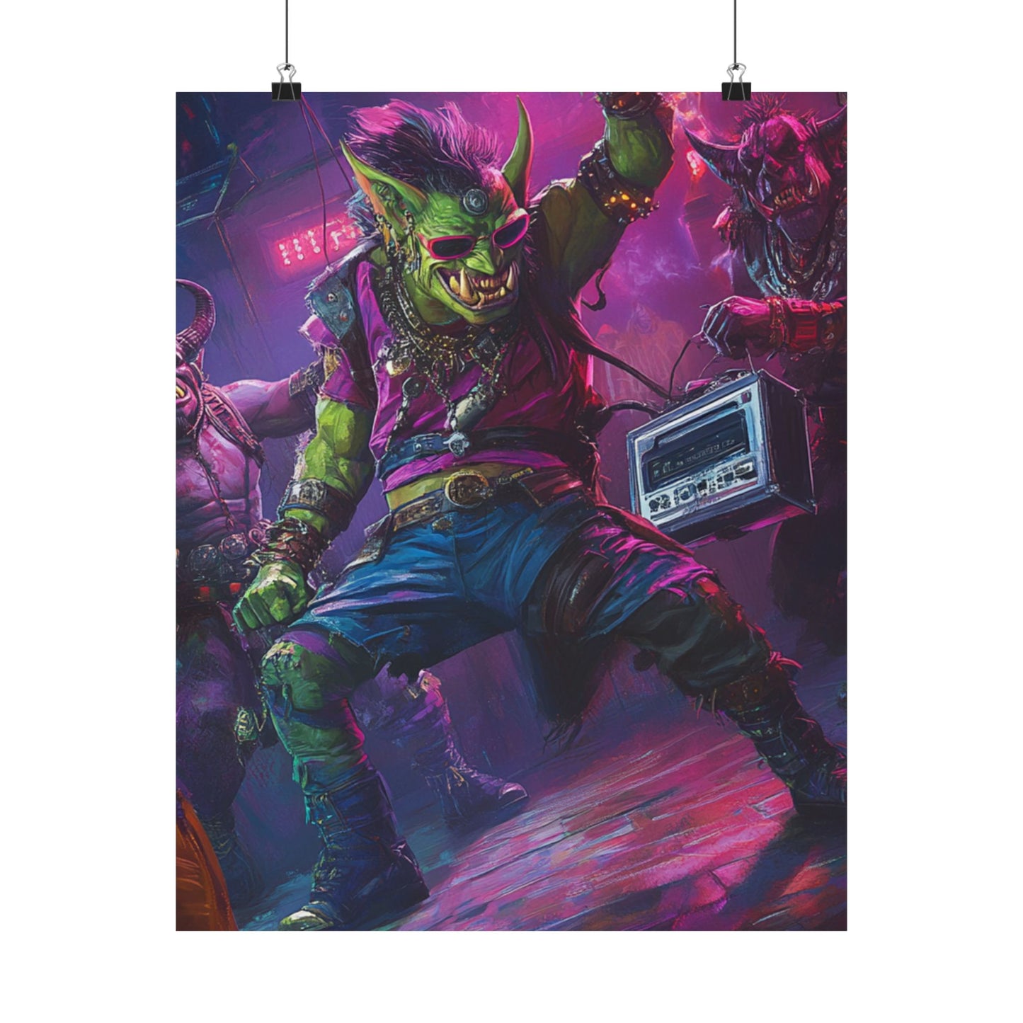 Vibrant Goblin Art Poster - Perfect for Gamers & Fantasy Lovers