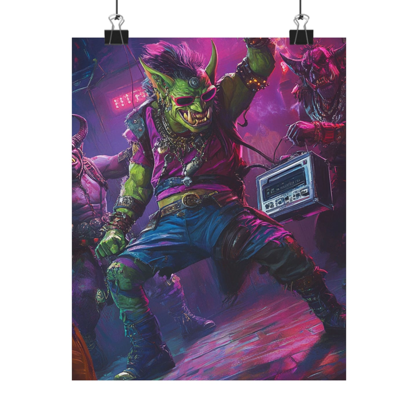 Vibrant Goblin Art Poster - Perfect for Gamers & Fantasy Lovers