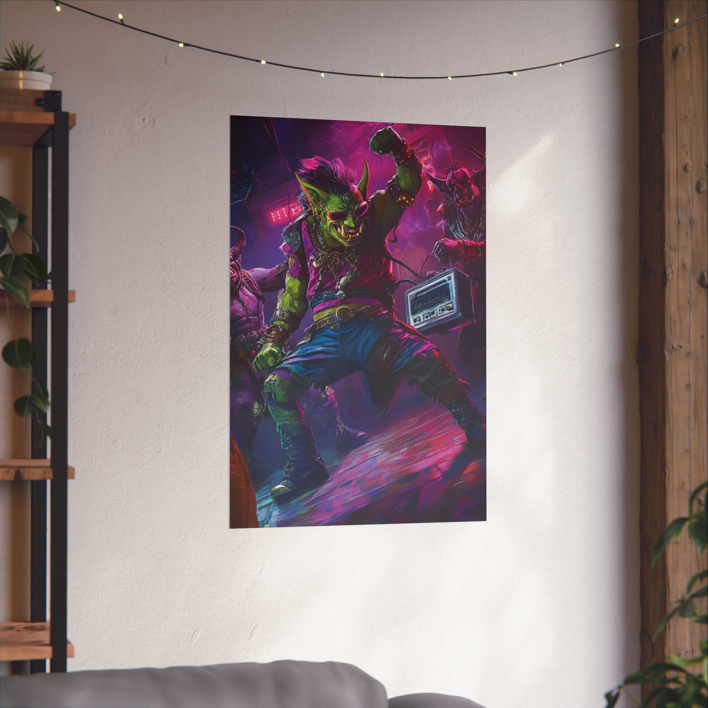 Vibrant Goblin Art Poster - Perfect for Gamers & Fantasy Lovers