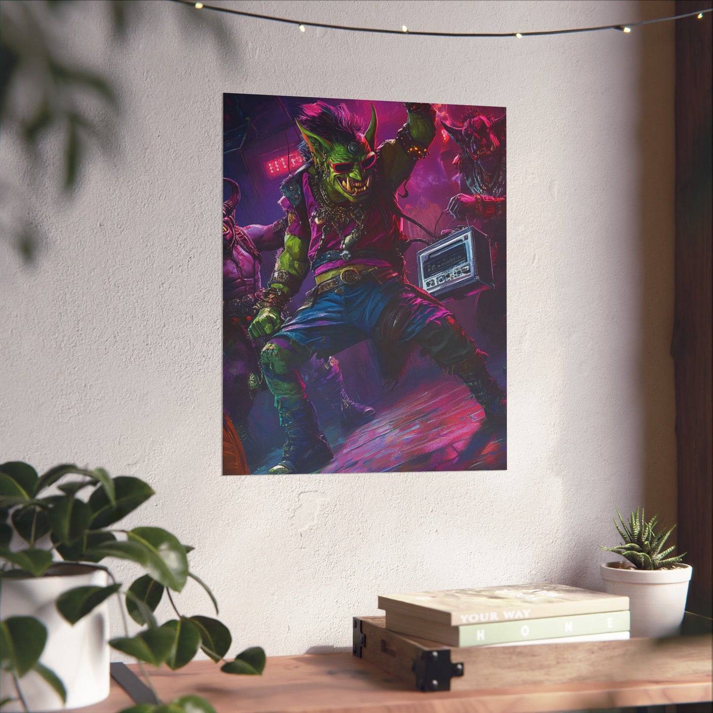 Vibrant Goblin Art Poster - Perfect for Gamers & Fantasy Lovers