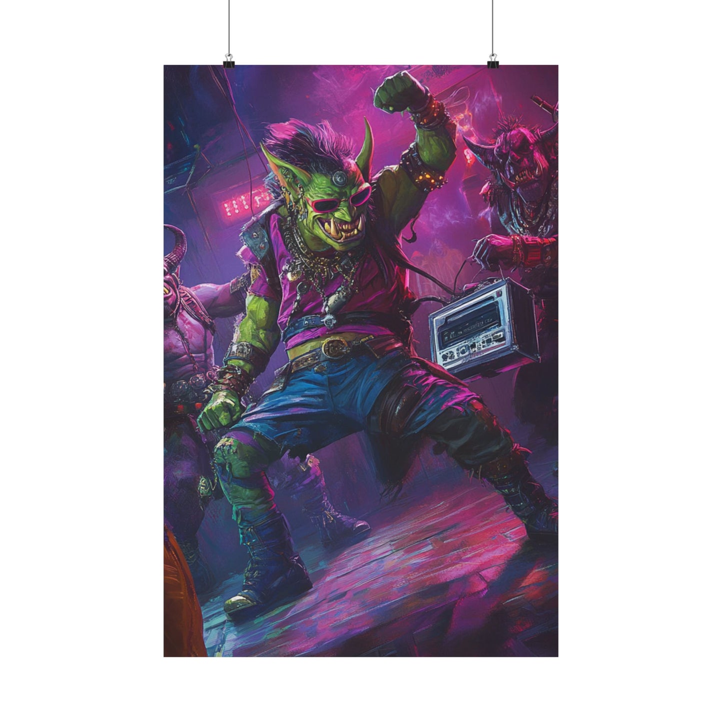 Vibrant Goblin Art Poster - Perfect for Gamers & Fantasy Lovers